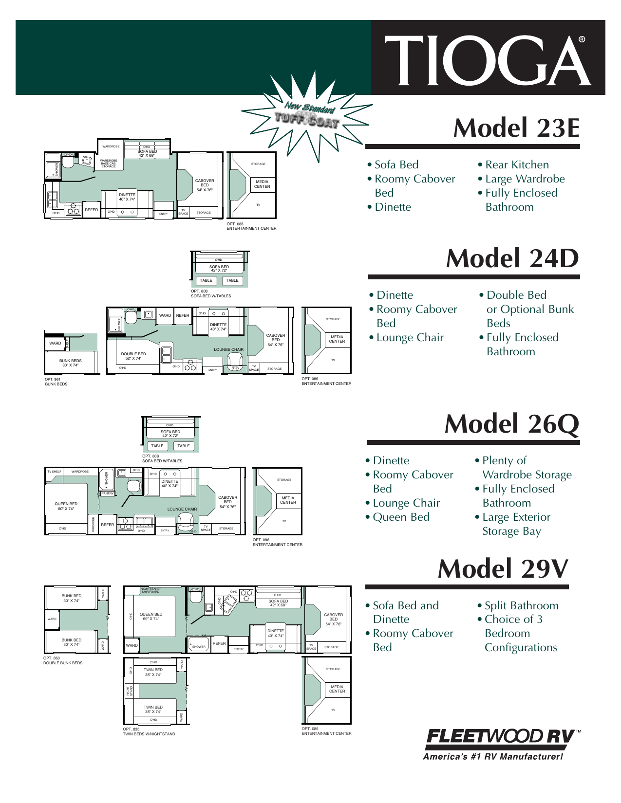 Original brochure floorplan page